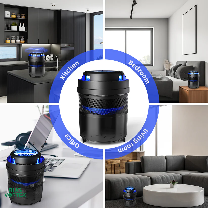 Bug Vortex™ Indoor & Outdoor Mosquito Trap – Chemical-Free, Pet-Safe Insect Control